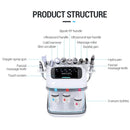 Professional 10 In 1 Hydra Microdermabrasion H2O2 Facial Machine RF Bubble Deep Cleaning Facial Skin Pores