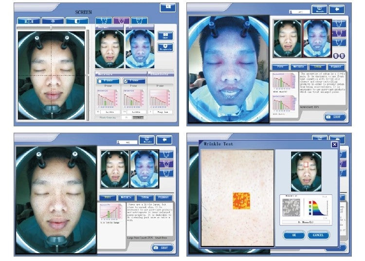 3D Skin Analyzer Face Analysis Machine Skin Analysis M8000