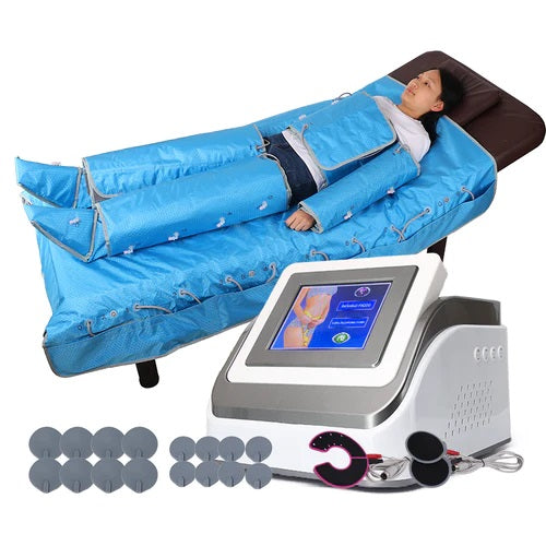 Who is the lymphatic drainage machine suitable for?