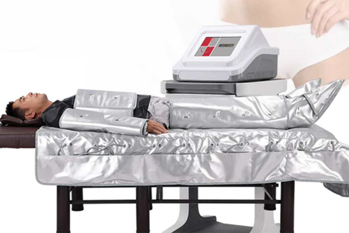 Pressotherapy Infrared Lymphatic Drainage Machine Set: An Advanced App
