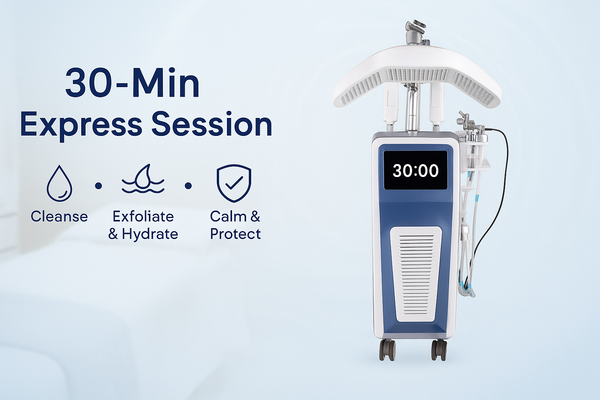 How to Offer Hydro Dermabrasion in a 30-Min Express Session