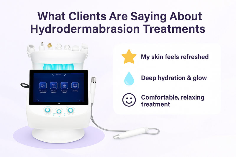 What Clients Are Saying About Hydrodermabrasion Treatments