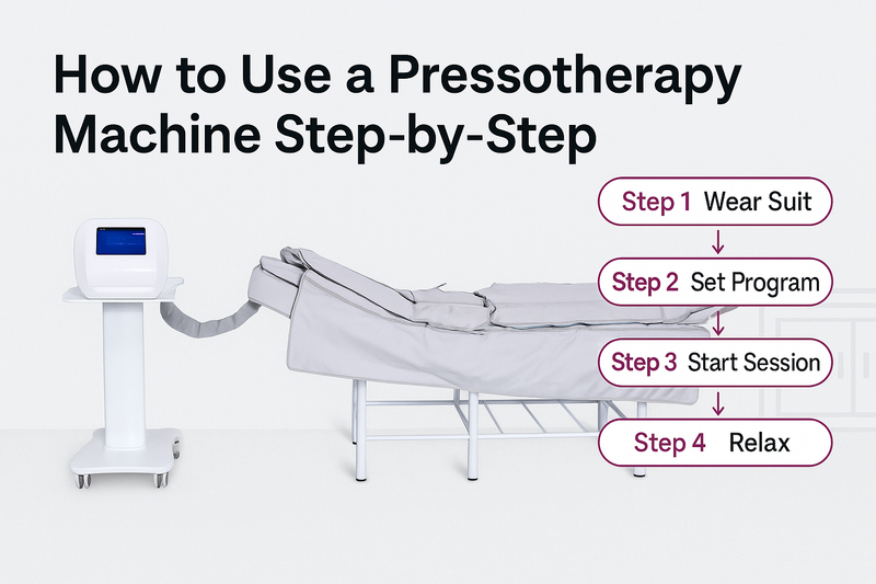 How to Use a Pressotherapy Machine Step-by-Step