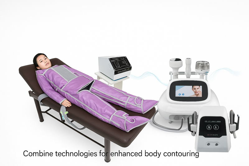 Bundling Pressotherapy with Cavitation or EMS