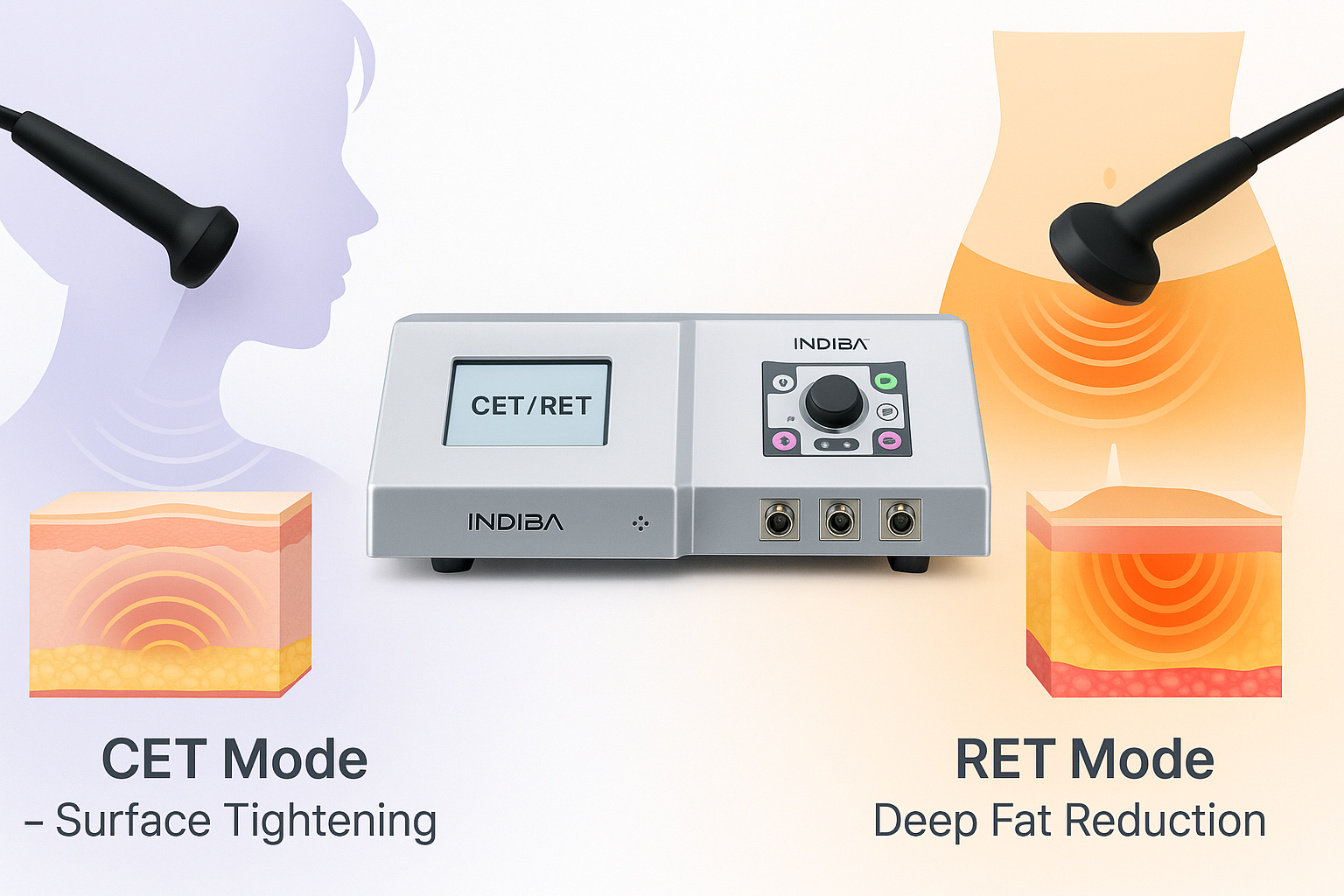 Slimming vs Skin Tightening: When to Use CET vs RET