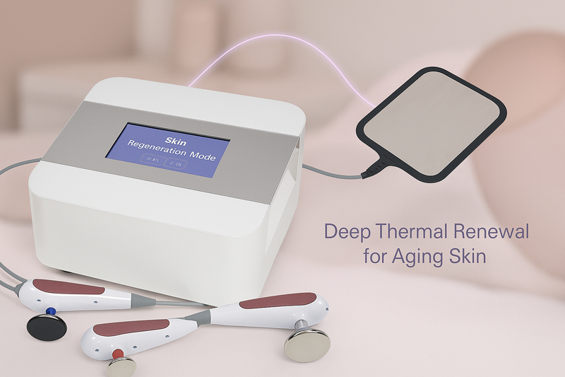 Indiba-Inspired RET‑CET for Slow Aging Skin Regeneration