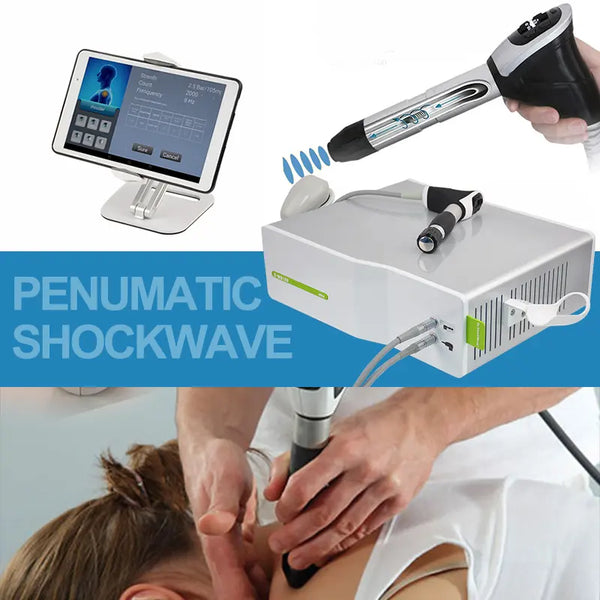 How does shockwave therapy work in physiotherapy?