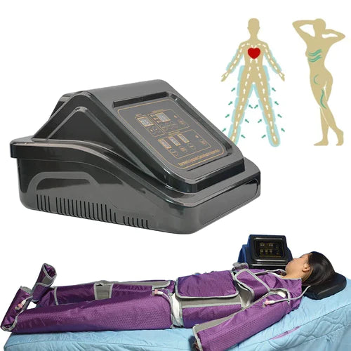 What is the effect of lymphatic drainage machine?