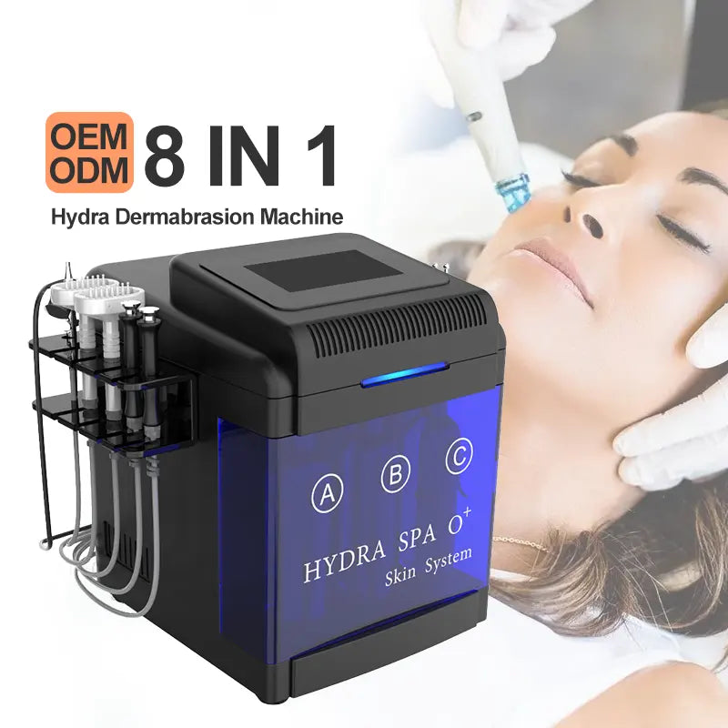 What are the difference of the portable and vertical hydrodermabrasion machine?
