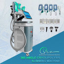 KMSLASER High-Power Cryotherapy Cellulite Removal Slimming Criolipolisis 360 Non Invasive RF Reshaping Machine M12