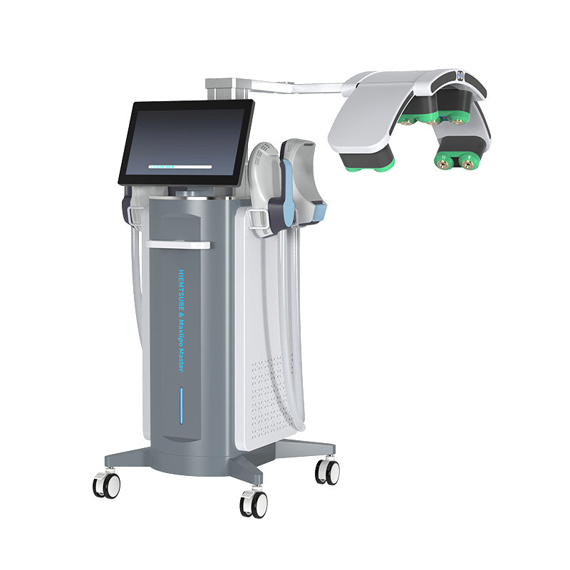 10D EMT Maxlipo Master EMS Slimming Muscle Building Machine 4 Handles Green Light Fat Reduction Body Sculpting Device
