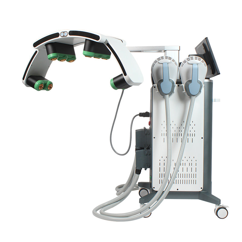 10D EMT Maxlipo Master EMS Slimming Muscle Building Machine 4 Handles Green Light Fat Reduction Body Sculpting Device