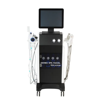 Multifunctional EMS RF Facial Skin Tightening Machine 15 In 1 Hydra Diamond Dermabrasion For SPA Facial Beauty