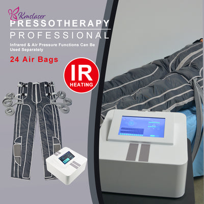 KMSLASER SA06F 24 Airbags Pressotherapy Machine with IR Heating – Professional Lymphatic Drainage