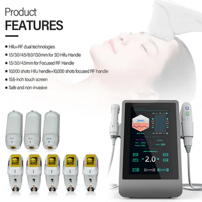 2 in 1 9D High Intensity HIFU Facial Beauty Machine