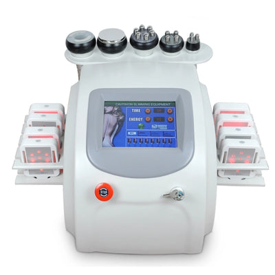 Multifunctional 40K Fat Blasting Head Fat Reduction and Fat Dissolving Vacuum Cavitation + Radio Frequency Beauty Slimming Machine