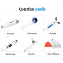 7 Color LED Face Facial Light Therapy Skin Care LED Beauty Machine With Oxygen Spray Skin Scrubber 6 In 1