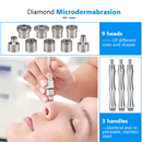 KMSLASER 5 in 1 Portable Skin Deep Cleansing Crystal Hydrodermabrasion Face Micro Diamond Hydradermabrasion Facial Device SPA119