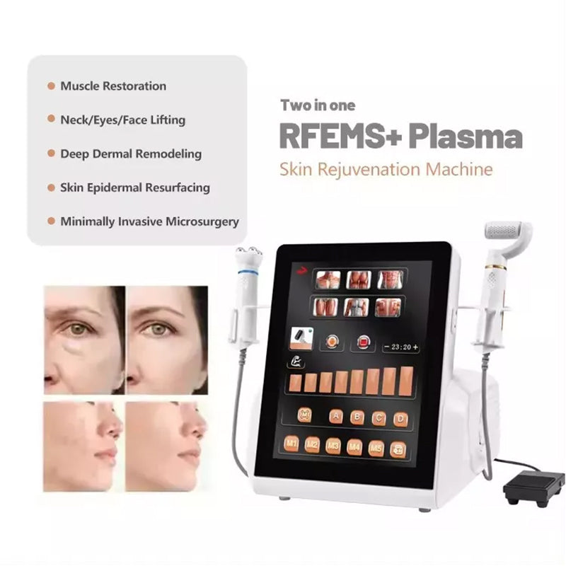 Aesthetic Cold Plasma Pen Roller Spot Treatment Deep Dermal Remodeling Eyelid Lifting Beauty Machine Ems Rf Muscle Restoration Facial Contouring Machine