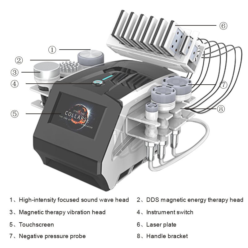 8 IN 1 80K CAVITATION VACUUM SLIMMING DEVICE