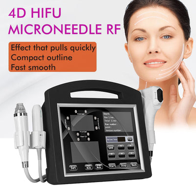 4D HIFU & Gold Needle Fractional RF Machine for Face Lifting & Skin Rejuvenation H25
