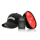 LLLT Laser Hair Growth Cap – Black & Khaki Models Displayed Together Showing Both Color Options | KMSLASER