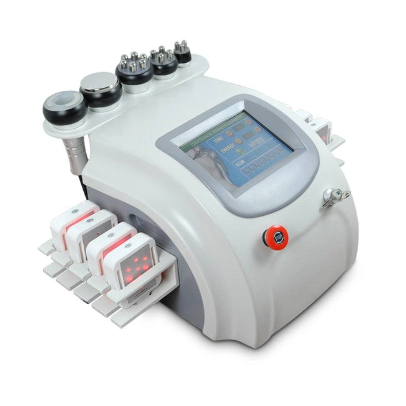 Multifunctional 40K fat blasting head fat reduction and fat dissolving vacuum cavitation + radio frequency beauty slimming machine