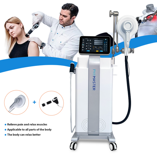 3IN1 SHOCK WAVE Magneto NEO Magnetic Near Infrared EMT Phymaster 808nm/650nm Shockwave Therapy Machine