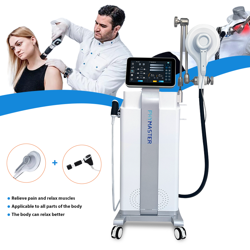 3IN1 SHOCK WAVE Magneto NEO Magnetic Near Infrared EMT Phymaster 808nm/650nm Shockwave Therapy Machine
