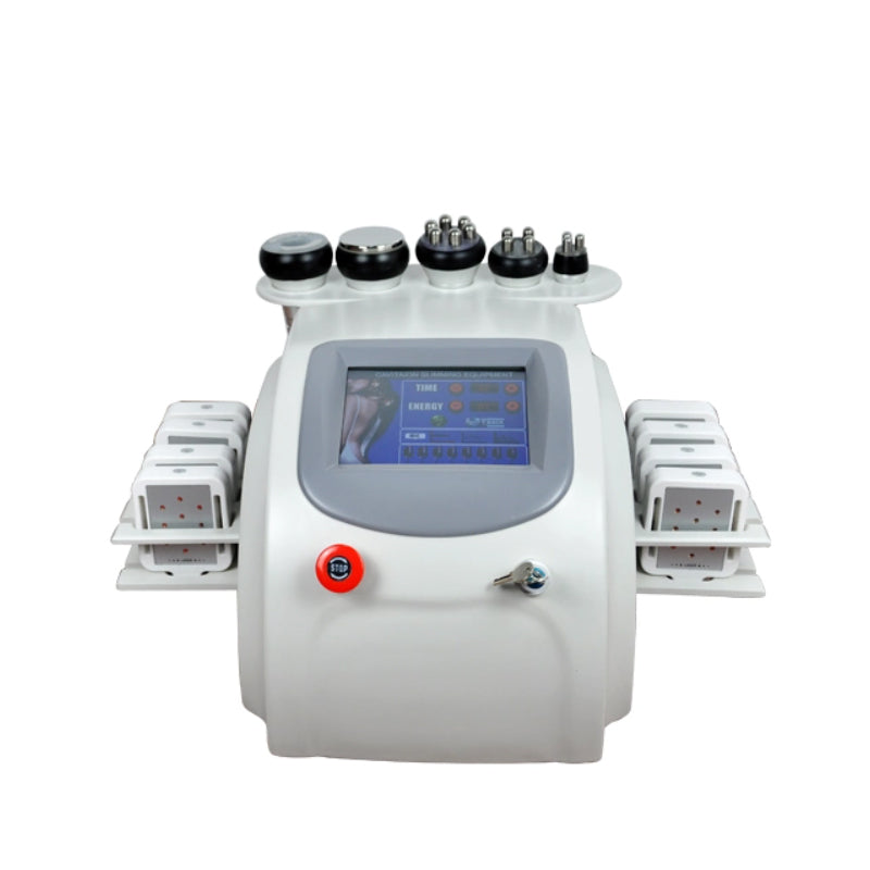 Multifunctional 40K fat blasting head fat reduction and fat dissolving vacuum cavitation + radio frequency beauty slimming machine