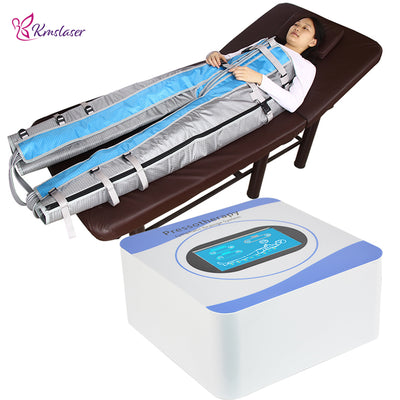 SA06B 16-Airbag Infrared Pressotherapy Boots – Bed Treatment Session with Desktop Host Unit | KMSLASER
