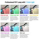 7 Color LED Face Facial Light Therapy Skin Care LED Beauty Machine With Oxygen Spray Skin Scrubber 6 In 1