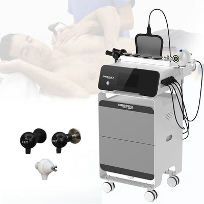3-in-1 Tecar CET RET RF Machine BAT-3S with CET RET and Rotating Handpieces