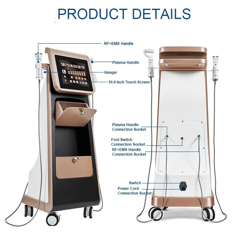 High Quality 2 in 1 Radio Frequency EMS Plasma Muscle Recovery Ems Radio Frequency Beauty Machine