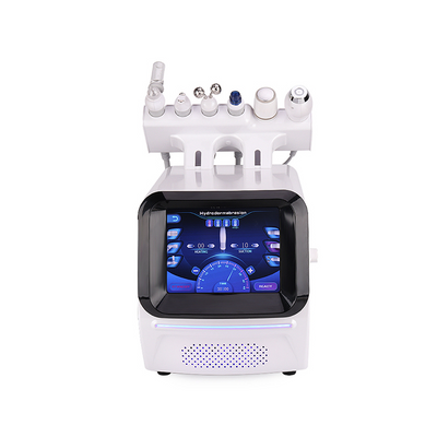 LB439 6-in-1 oxygen facial machine full front view – professional hydrodermabrasion and RF skin care device for clinics