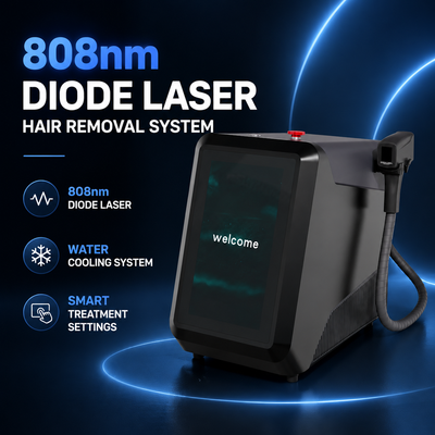 808nm Diode Laser Hair Removal System – Water Cooling & Smart Treatment Settings | KMSLASER
