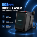 808nm Diode Laser Hair Removal System – Water Cooling & Smart Treatment Settings | KMSLASER