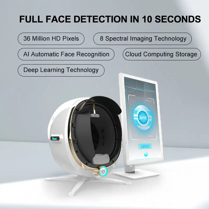 Factory Price Skin Diagnosis System 3d AI Face Facial Skin Analyzer Analysis Machine