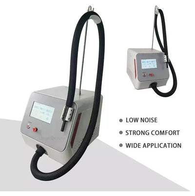 Cryo 6 Air Cooling System for Laser Treatment – Front View with Flexible Hose & -20°C Cold Air Output | KMSLASER