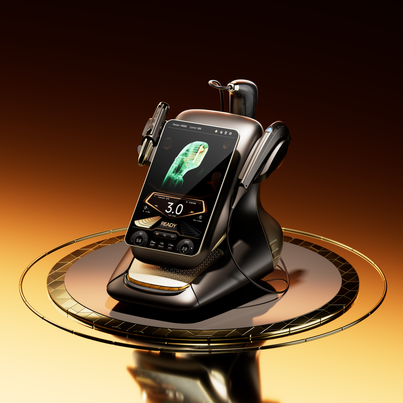 Smart RF HIFU EMS Device for Wrinkle Removal & Skin Rejuvenation