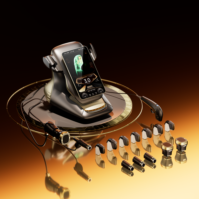 Smart RF HIFU EMS Device for Wrinkle Removal & Skin Rejuvenation