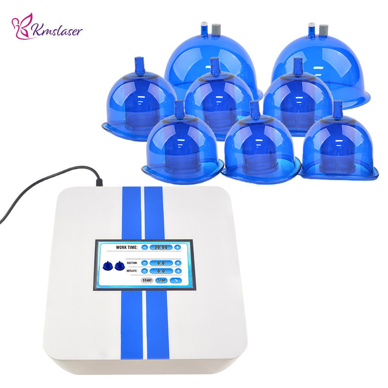 KMSLASER Painless, no surgery body contouring Vacuum suction Liposuction butt vacuum cupping breast lifting device