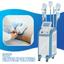 360° Surrounding Cryolipolysis Slimming Machine 4 Handles Simultaneous Working Fat Freezing Body Contouring Equipment
