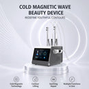 Cryomagwave 2450MHz Microwave HIFEM Body Sculpting Machine – Desktop Host Unit with 3 Handpieces on Podium | KMSLASER