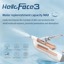 Non-Invasive Hello Face 3 Mesotherapy Machine High Pressure No-Needle Spray Skin Injector Skin Glowing Device Facial beauty