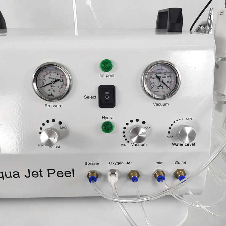 Oxygen Facial Machine Water Aqua Jet Peel Micro Dermabrasion Diamond Oxygen Facial Therapy Oxygen Jet Peel Machine