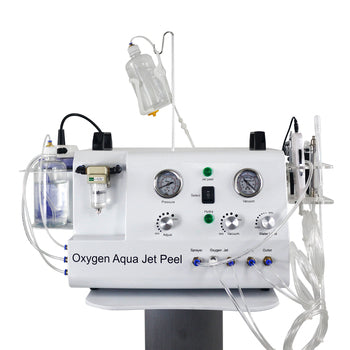 Oxygen Facial Machine Water Aqua Jet Peel Micro Dermabrasion Diamond Oxygen Facial Therapy Oxygen Jet Peel Machine