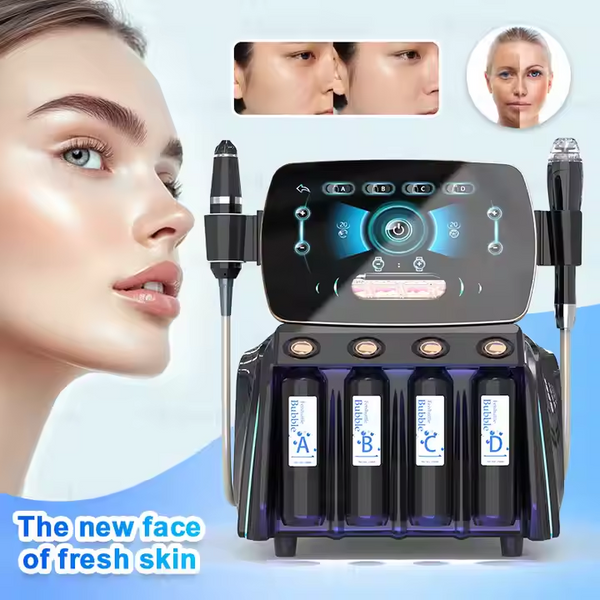 2025 New Arrival 360° Rotating Vortex Extraction Nozzle Hydra Hydro Dermabrasion Facial Treatment Deep Cleansing Machine