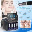 2025 New Arrival 360° Rotating Vortex Extraction Nozzle Hydra Hydro Dermabrasion Facial Treatment Deep Cleansing Machine B65