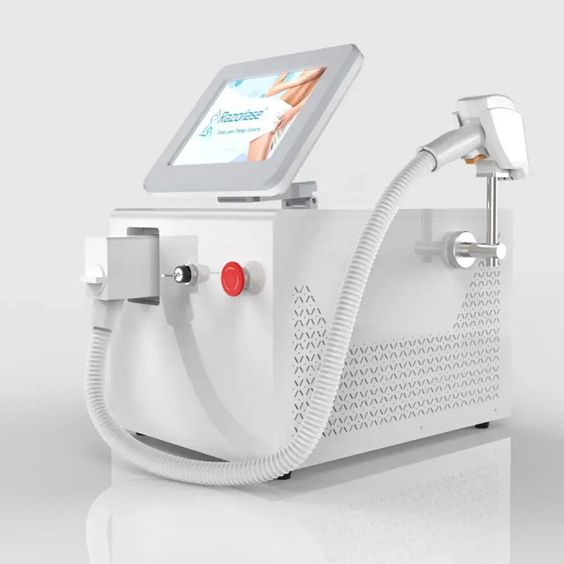 Professional ice cool laser hair removal beauty machine portable diode laser 755nm 808nm 1064nm
